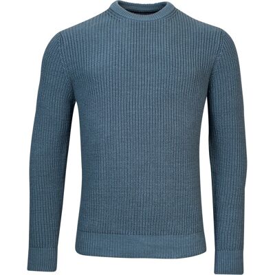 Baileys Trui Uni Structure Crew Neck Raf Blue / male Baileys Trui Uni Structure Crew Neck Raf Blue / male