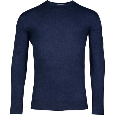 Baileys Trui Ronde Hals Single Knit Pima Cotton Dark Blue / male Baileys Trui Ronde Hals Single Knit Pima Cotton Dark Blue / male