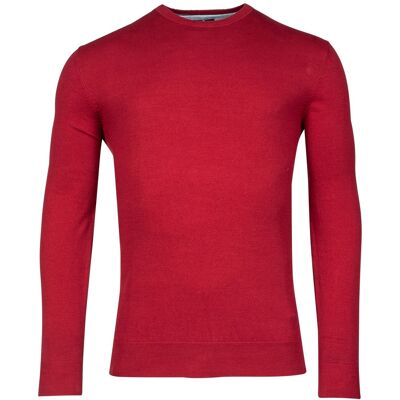 Baileys Trui Ronde Hals Single Knit Pima Cotton Rood / male Baileys Trui Ronde Hals Single Knit Pima Cotton Rood / male