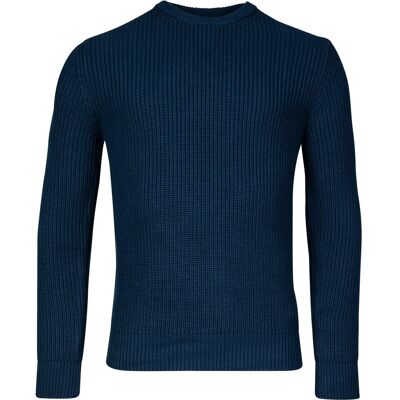 Baileys Trui Uni Structure Crew Neck Dark Blue / male Baileys Trui Uni Structure Crew Neck Dark Blue / male