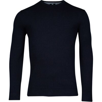 Baileys Trui Ronde Hals Single Knit Pima Cotton Navy / male Baileys Trui Ronde Hals Single Knit Pima Cotton Navy / male