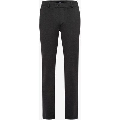 Brax Broek Thilo Modern Jersey Flat Front Anthracite / male Brax Broek Thilo Modern Jersey Flat Front Anthracite / male