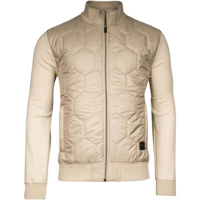 Giordano Vest Tomasso Hybrid Cardigan Doubleface Knit Honeycomb Pattern Kitt / male Giordano Vest Tomasso Hybrid Cardigan Doubleface Knit Honeycomb Pattern Kitt / male