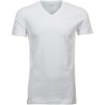 Ragman T-Shirt Fine Single Jersey V-Neck 2Pack Body Fit Wit / male Ragman T-Shirt Fine Single Jersey V-Neck 2Pack Body Fit Wit / male