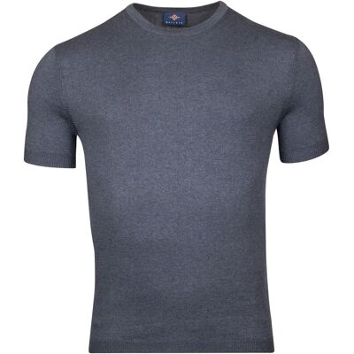 Baileys Trui Crew Neck Pullover Short Sleeve Single Knit Deep Denim Blue / male Baileys Trui Crew Neck Pullover Short Sleeve Single Knit Deep Denim Blue / male