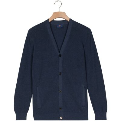 Baileys Vest Uni Color Subtle Structure Button Closure Dark Denim Blue / male Baileys Vest Uni Color Subtle Structure Button Closure Dark Denim Blue / male
