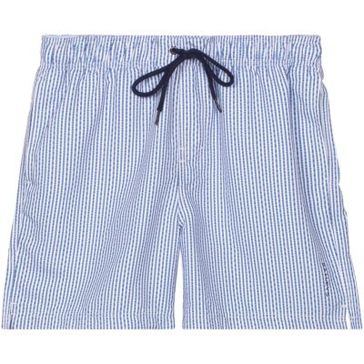 Baileys Swim Short Allover Printed Seersucker Stripe Delft Blue / male Baileys Swim Short Allover Printed Seersucker Stripe Delft Blue / male