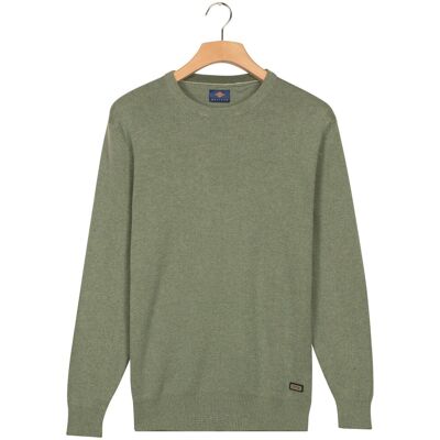 Baileys Trui Crew Neck Allover Fine Two-Tone Texture Dark Forest / male Baileys Trui Crew Neck Allover Fine Two-Tone Texture Dark Forest / male