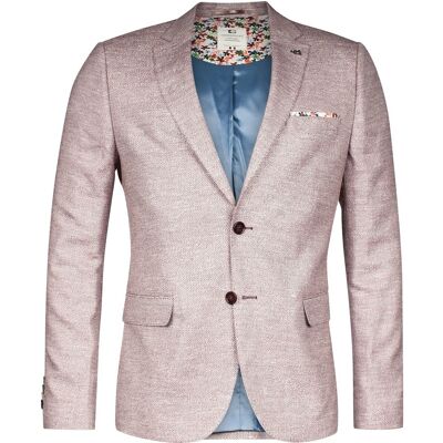 Giordano Colbert Robert Fully Lined Plain Linnen Look Structure Rood / male Giordano Colbert Robert Fully Lined Plain Linnen Look Structure Rood / male