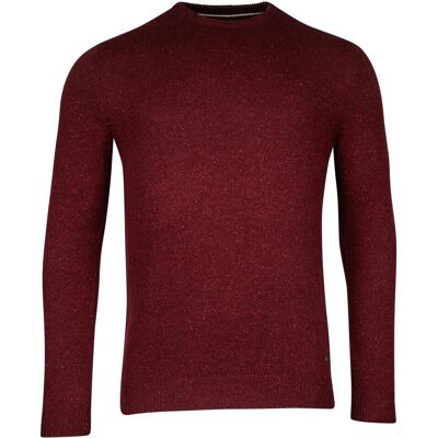 Baileys Trui Crew Neck Pullover Faux-Uni Deep Red / male Baileys Trui Crew Neck Pullover Faux-Uni Deep Red / male