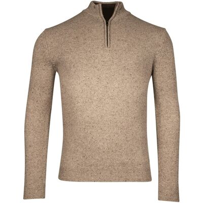 Baileys Trui Half Zip Faux-Uni Donker Zand / male Baileys Trui Half Zip Faux-Uni Donker Zand / male