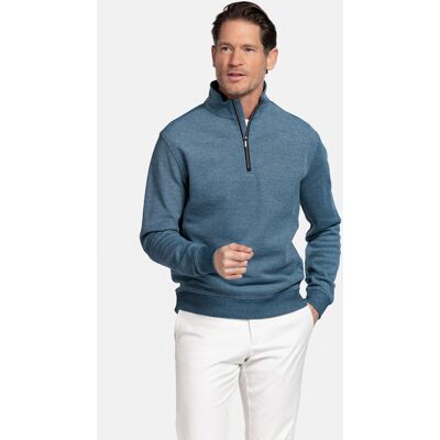 Baileys Trui Sweat Half Zip Subtle Faux Uni Two-Tone Dark Blue / male Baileys Trui Sweat Half Zip Subtle Faux Uni Two-Tone Dark Blue / male