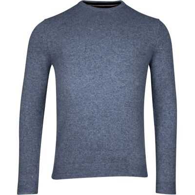 Baileys Trui Crew Neck Pullover Faux-Uni Denim Blue / male Baileys Trui Crew Neck Pullover Faux-Uni Denim Blue / male