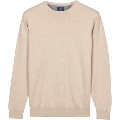 Baileys Trui Uni Color Crew Neck Pima Cotton Soft Grey / male Baileys Trui Uni Color Crew Neck Pima Cotton Soft Grey / male