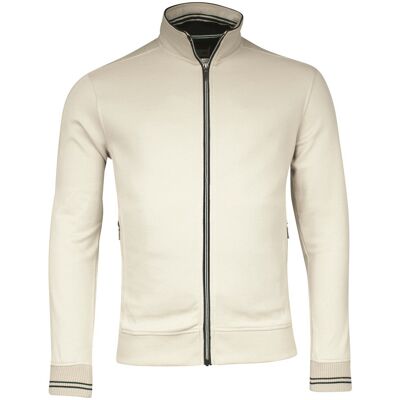 Baileys Vest Sweat Cardigan Zip Subtle Uni Color Honeycomb Texture Kitt / male Baileys Vest Sweat Cardigan Zip Subtle Uni Color Honeycomb Texture Kitt / male