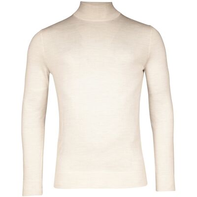 Baileys Trui Merino High Turtleneck Single Knit Off White / male Baileys Trui Merino High Turtleneck Single Knit Off White / male