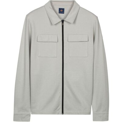 Baileys Vest Sweat Full Zip Double Chest Pocket Two-Tone Midden Grijs / male Baileys Vest Sweat Full Zip Double Chest Pocket Two-Tone Midden Grijs / male