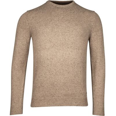 Baileys Trui Crew Neck Pullover Faux-Uni Donker Zand / male Baileys Trui Crew Neck Pullover Faux-Uni Donker Zand / male
