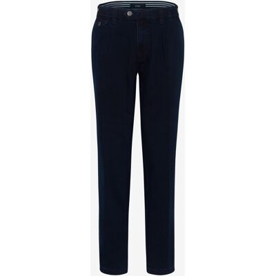 Brax Jeans Fred Bandplooi Zonder Omslag Smart Denim Donker Blauw / male Brax Jeans Fred Bandplooi Zonder Omslag Smart Denim Donker Blauw / male