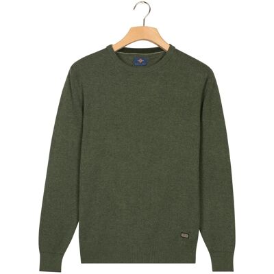 Baileys Trui Crew Neck Allover Fine Two-Tone Texture Donker Groen / male Baileys Trui Crew Neck Allover Fine Two-Tone Texture Donker Groen / male