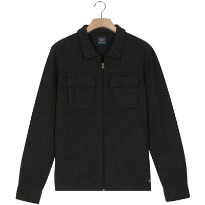 Baileys Vest Sweat Polo Zip Collar Two-Tone Fine Texture Pattern Jacquard Dark Forest / male Baileys Vest Sweat Polo Zip Collar Two-Tone Fine Texture Pattern Jacquard Dark Forest / male