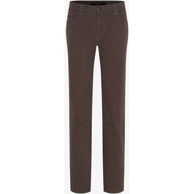 Brax Broek Luka Fine Texture Soft Handfeel Grijsbeige / male Brax Broek Luka Fine Texture Soft Handfeel Grijsbeige / male