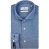 Thomas Maine Overhemd Roma Modern Kent Cotton Piqué 2Tone Cobalt Blue / male