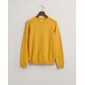 Gant Trui Saddle Shoulder Labswool Blend Crew Neck Citrus Yellow / male