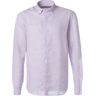 Hiltl Overhemd Henry Linnen Button Down Lila / male