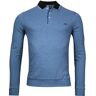 Baileys Polo Long Sleeves Uni Piqué Insignia Blue / male