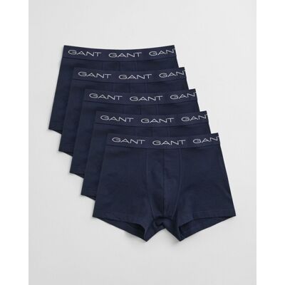Gant Ondermode Uni Color Trunk 5Pack Marine / male Gant Ondermode Uni Color Trunk 5Pack Marine / male