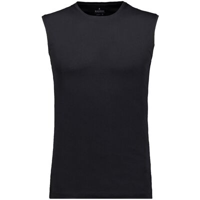 Ragman Ondermode Tank Top Round Neck 2Pack Zwart / male Ragman Ondermode Tank Top Round Neck 2Pack Zwart / male