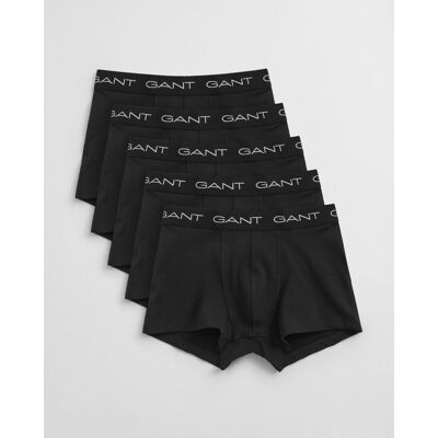 Gant Ondermode Uni Color Trunk 5Pack Zwart / male Gant Ondermode Uni Color Trunk 5Pack Zwart / male