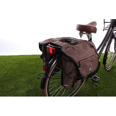 Willex Dubbele fietstas Bagagetas 1200 28L Bruin Willex Dubbele fietstas Bagagetas 1200 28L Bruin