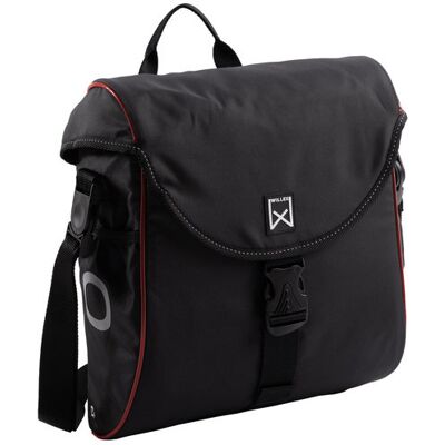 Willex Fietstas 300 S 12 L Zwart Rood - Fietstas Willex Fietstas 300 S 12 L Zwart Rood - Fietstas