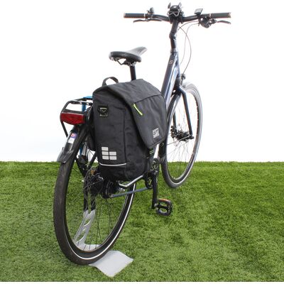 CONTEC Enkele fietstas Neo Single 12L Zwart/Neogreen CONTEC Enkele fietstas Neo Single 12L Zwart/Neogreen