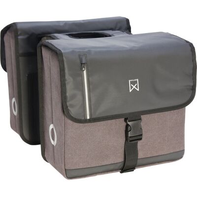 Willex Dubbele Businesstas 40L Grijs/Zwart Willex Dubbele Businesstas 40L Grijs/Zwart