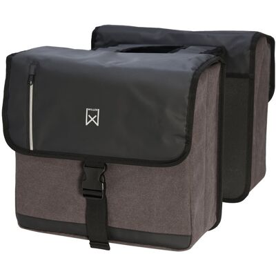 Willex Dubbele Businesstas 46L Grijs/Zwart Willex Dubbele Businesstas 46L Grijs/Zwart