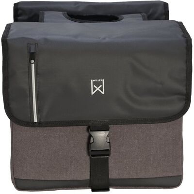 Willex Dubbele Businesstas 30L Grijs/Zwart Willex Dubbele Businesstas 30L Grijs/Zwart