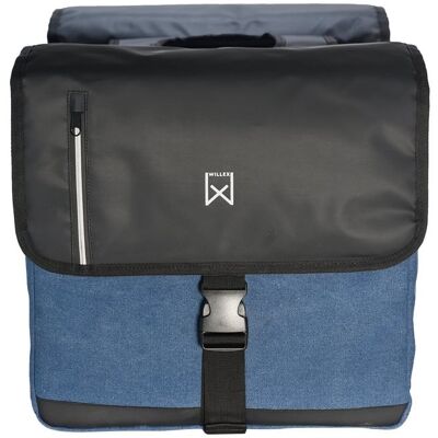 Willex Dubbele Businesstas 30L Blauw/Zwart Willex Dubbele Businesstas 30L Blauw/Zwart