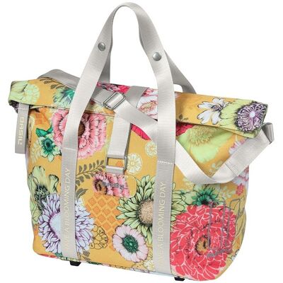 Basil Fietshandtas Bloom Field MIK-KF-haken 8-11L Geel Basil Fietshandtas Bloom Field MIK-KF-haken 8-11L Geel