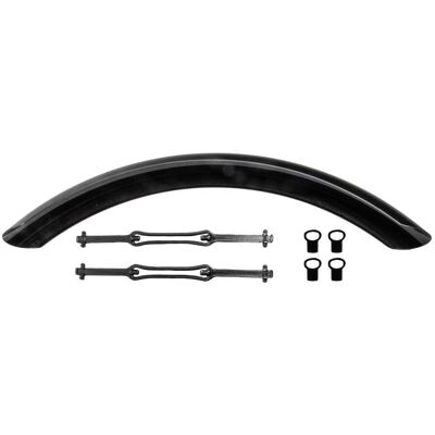 Ortlieb Quick Rack Mudguard Gravel 50 mm Zwart Ortlieb Quick Rack Mudguard Gravel 50 mm Zwart