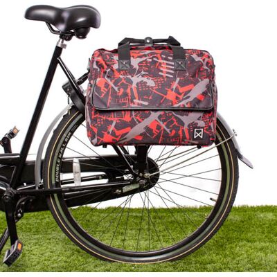 Willex Fire Fietstas - 19L Waterdicht en Duurzaam Willex Fire Fietstas - 19L Waterdicht en Duurzaam