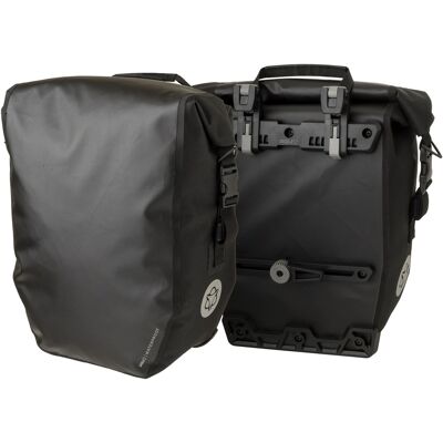 AGU Enkele fietstas Shelter Clean Medium 32L Zwart CG Set AGU Enkele fietstas Shelter Clean Medium 32L Zwart CG Set