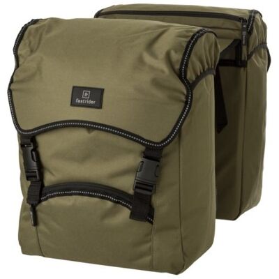 FastRider Traffic Basics 28L Legergroen Fietstas FastRider Traffic Basics 28L Legergroen Fietstas