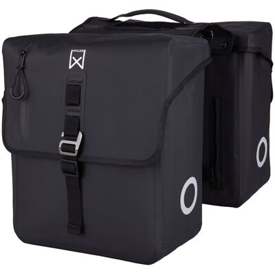Willex Dubbele Tas Roubaix 28L Zwart Willex Dubbele Tas Roubaix 28L Zwart