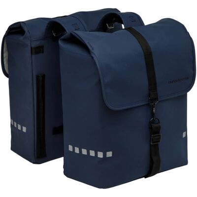 New Looxs Dubbele fietstas Odense Double 39L Dark Blue New Looxs Dubbele fietstas Odense Double 39L Dark Blue