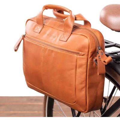 New Looxs Enkele Fietstas & Schoudertas Luko 10L Cognac New Looxs Enkele Fietstas & Schoudertas Luko 10L Cognac