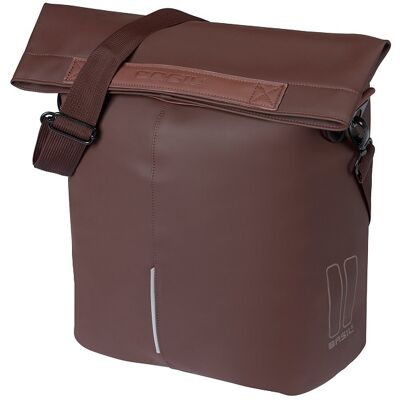 Basil Enkele fietstas City Shopper MIK Hooks 16L Bruin Basil Enkele fietstas City Shopper MIK Hooks 16L Bruin
