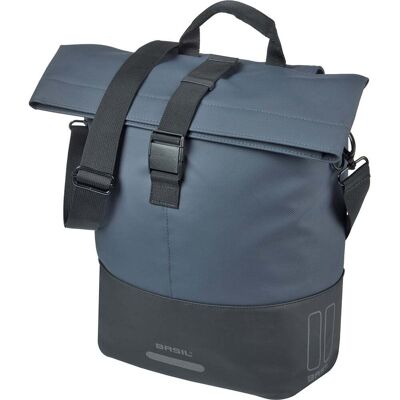Basil Enkele fietstas Cove Shopper MIK Hooks 16L Marineblauw/Zwart Basil Enkele fietstas Cove Shopper MIK Hooks 16L Marineblauw/Zwart